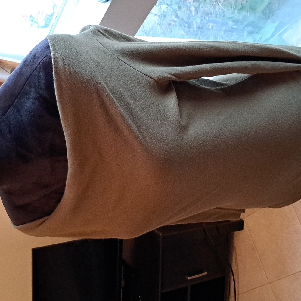 Olive long sleeve top